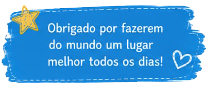 mensagem-pai Obrigado por fazerem do mundo um lugar melhor todos os dias!